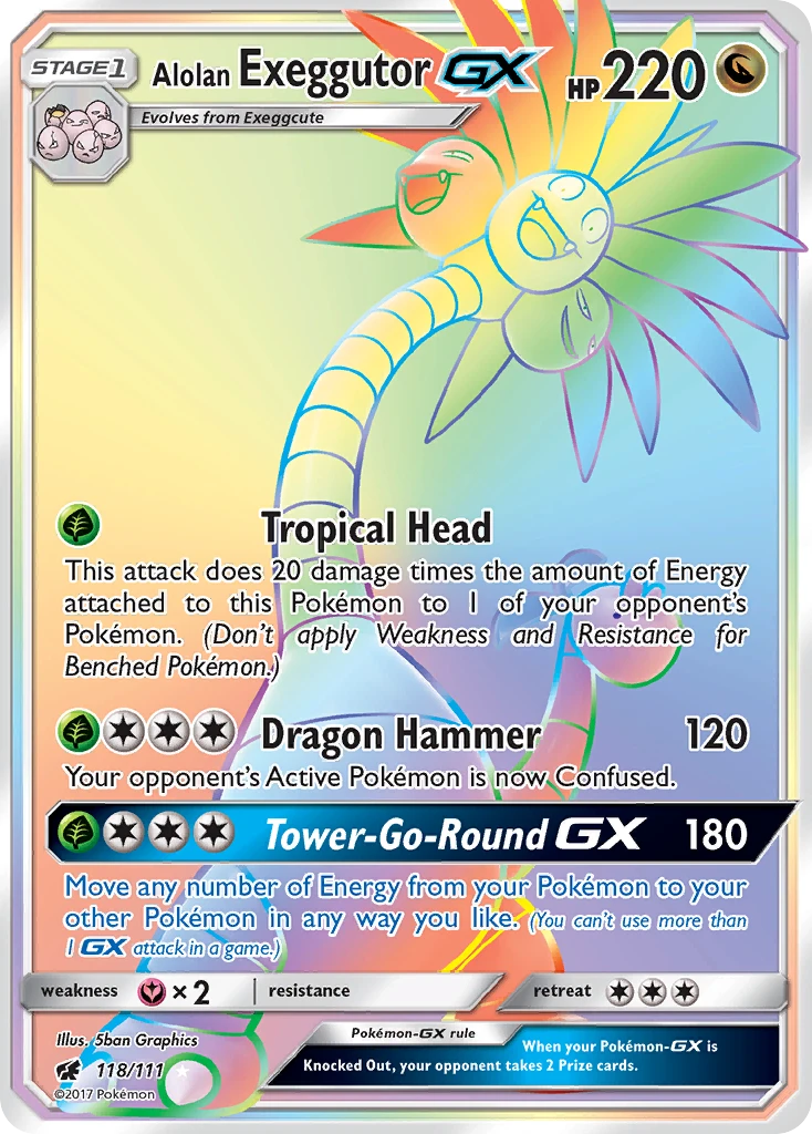 Alolan Exeggutor-GX, 118/111
