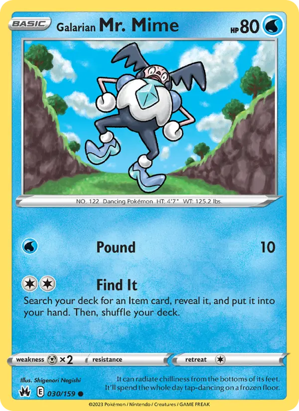 Galarian Mr. Mime, 030/159