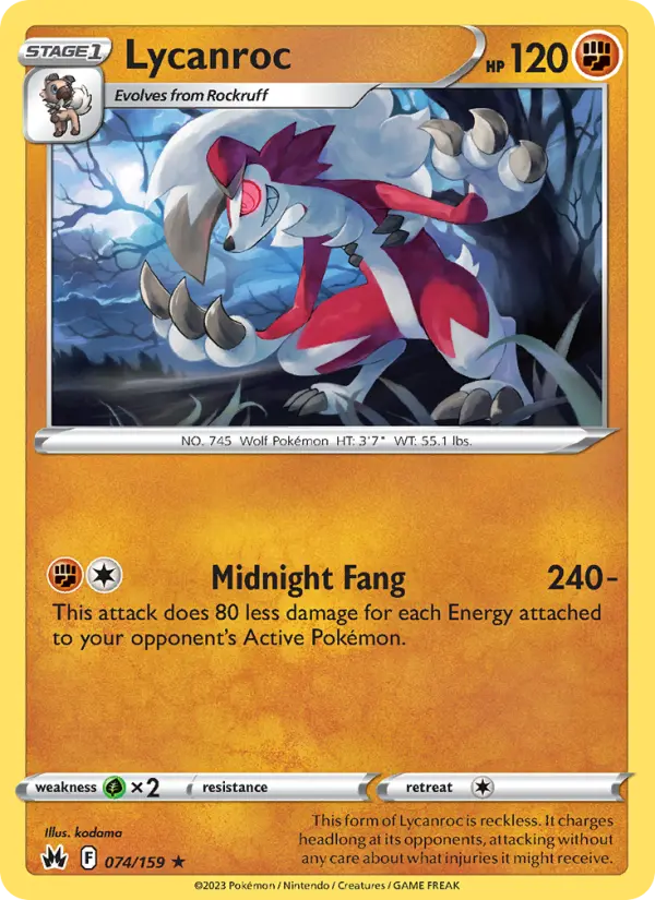 Lycanroc, 074/159