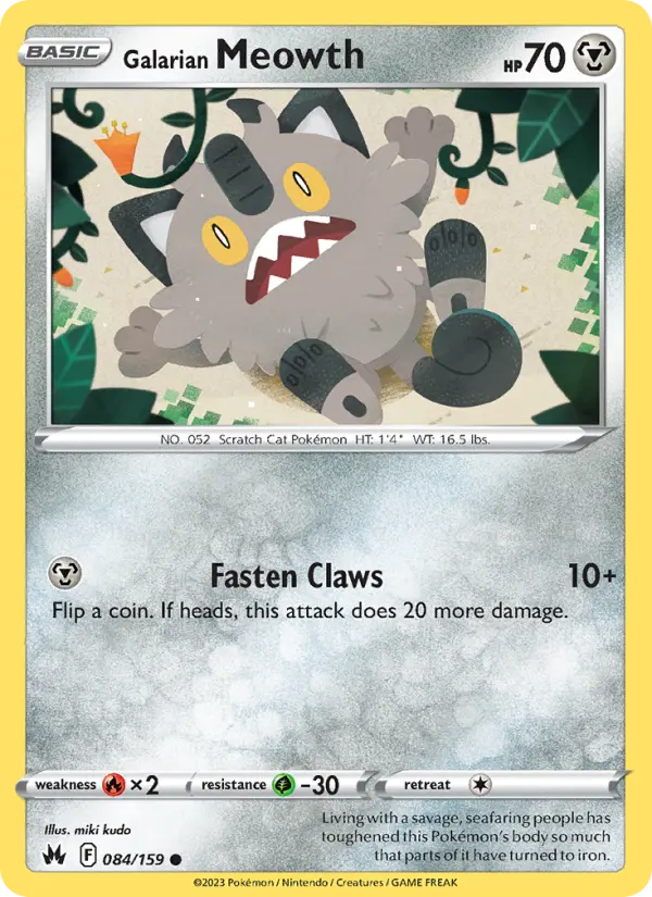 Galarian Meowth, 084/159
