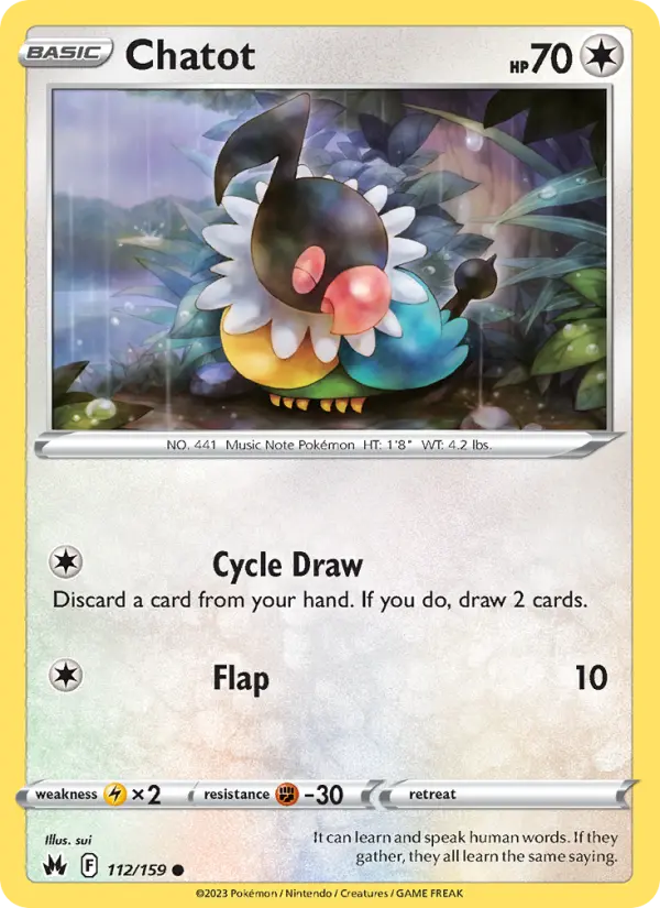 Chatot, 112/159