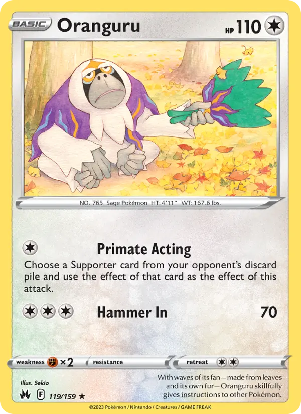 Oranguru, 119/159