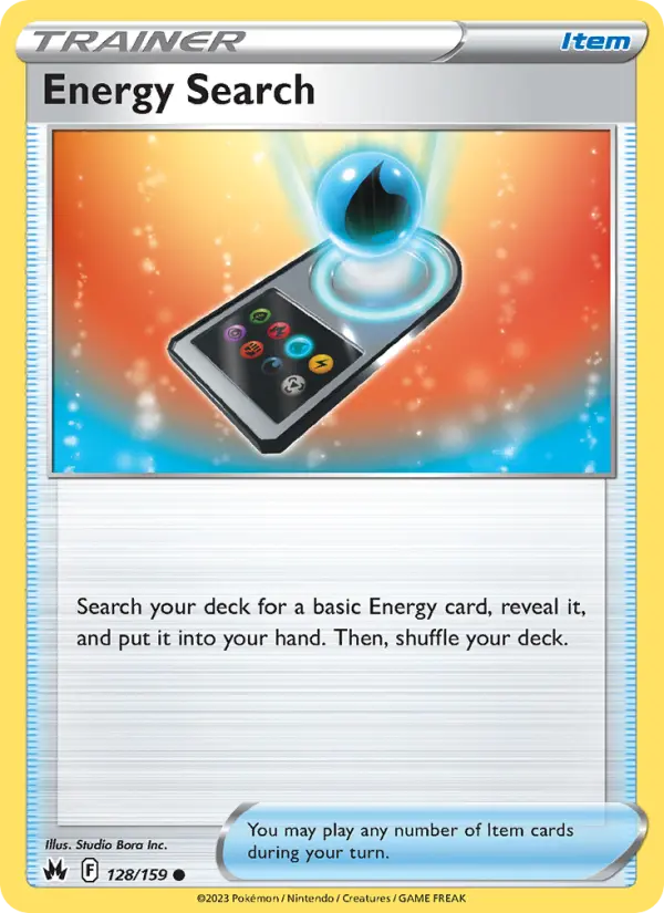 Energy Search, 128/159