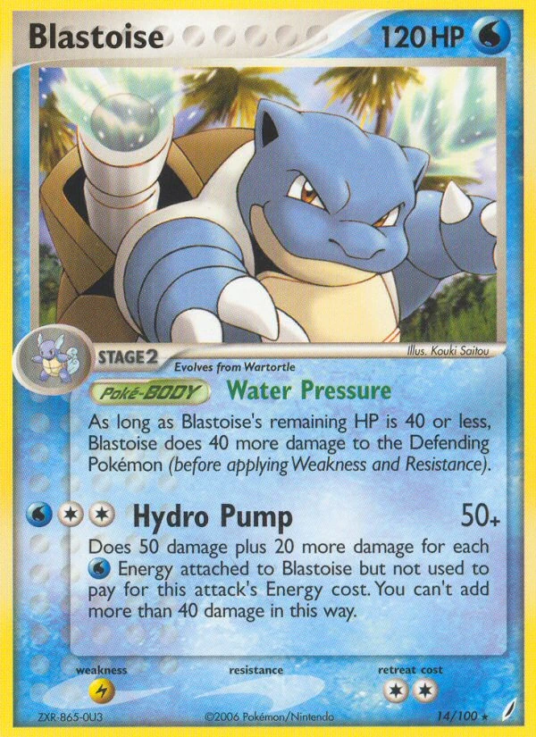 Blastoise, 14/100