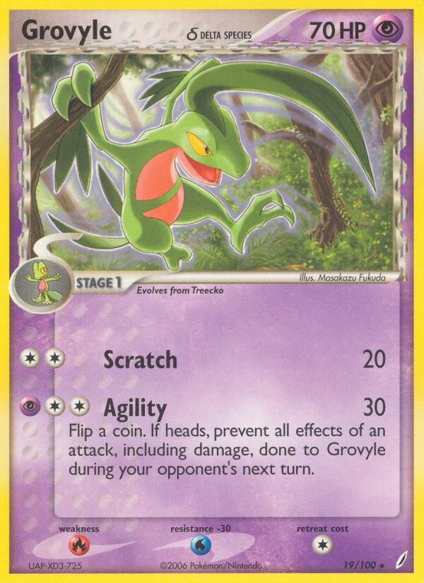 Grovyle δ, 19/100