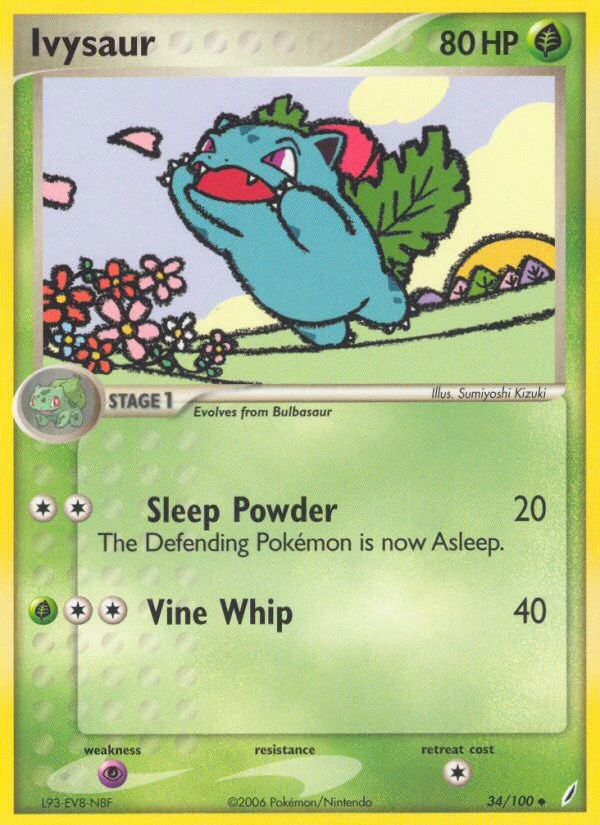 Ivysaur, 34/100