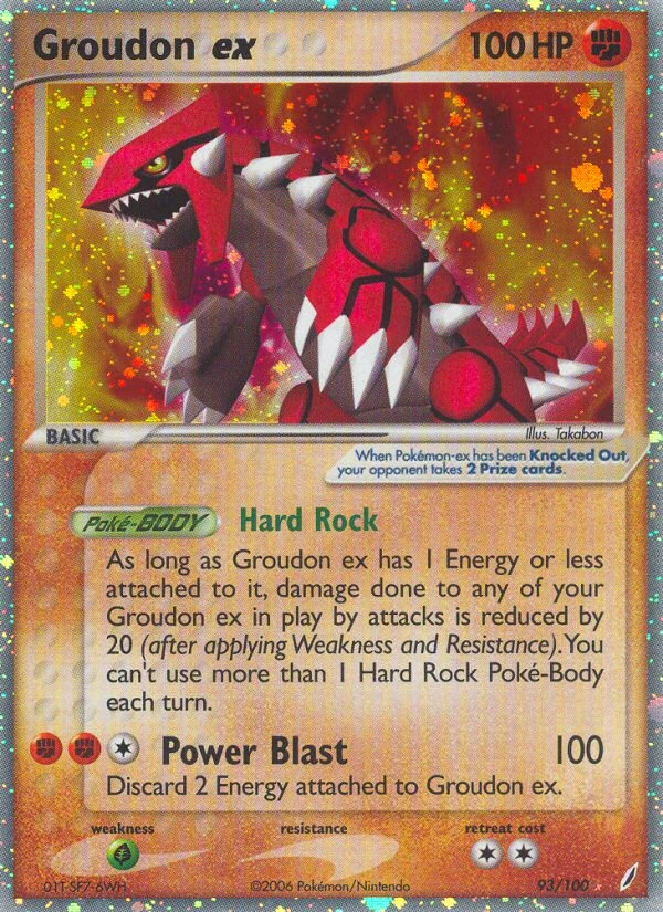 Groudon ex, 93/100