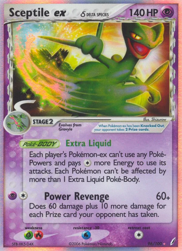 Sceptile ex δ, 96/100