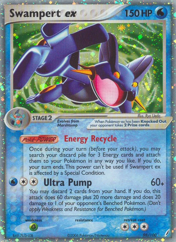 Swampert ex, 98/100