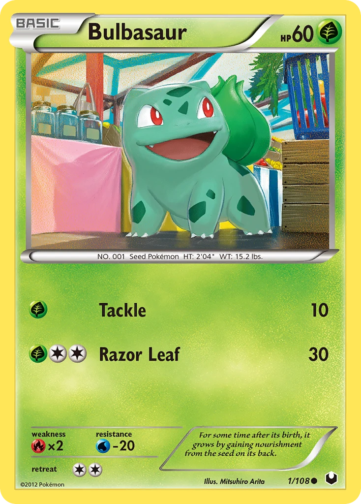 Bulbasaur, 001/108