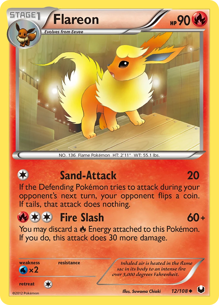 Flareon, 012/108