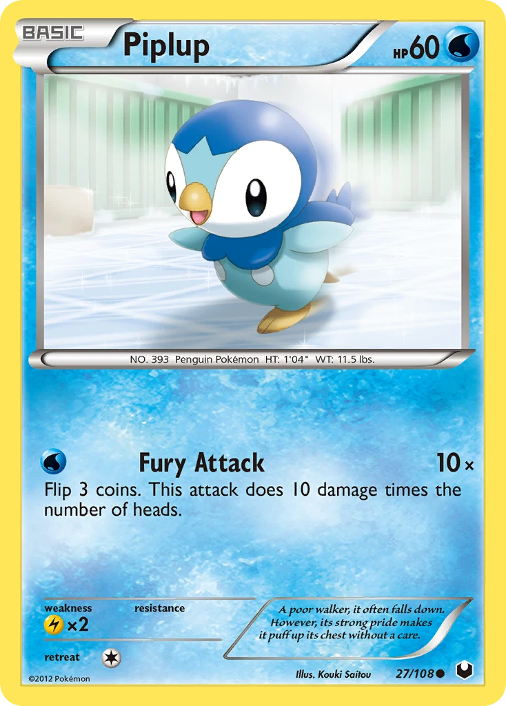 Piplup, 027/108