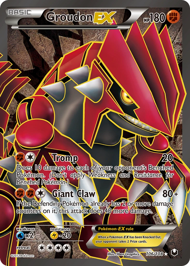 Groudon-EX, 106/108