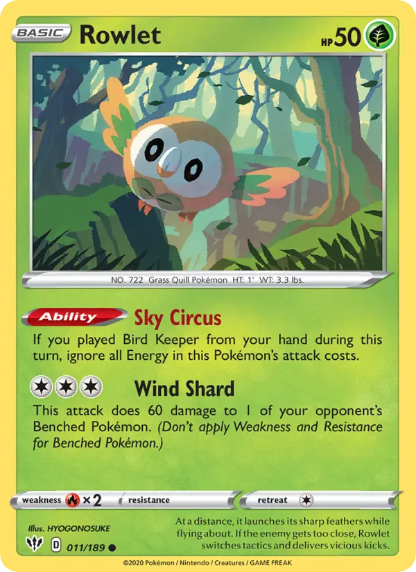 Rowlet, 011/189