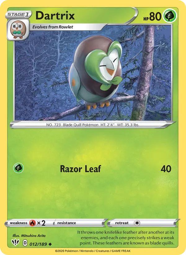 Dartrix, 012/189