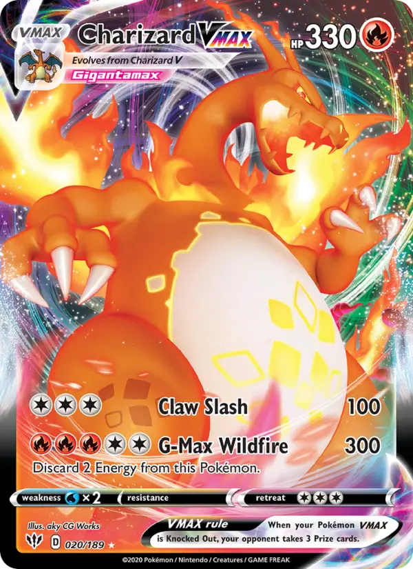 Charizard VMAX, 020/189