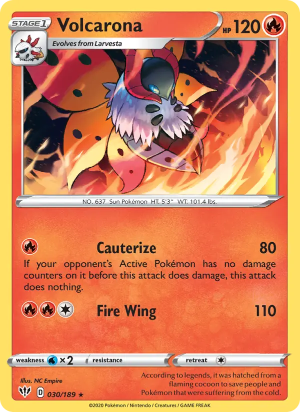 Volcarona, 030/189