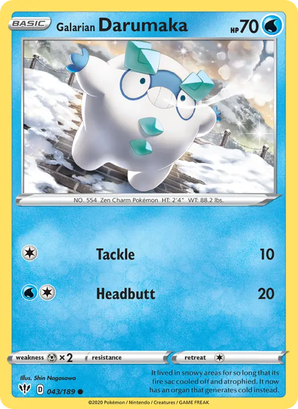 Galarian Darumaka, 043/189