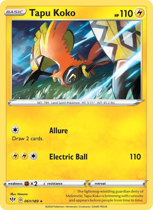 Tapu Koko, 061/189