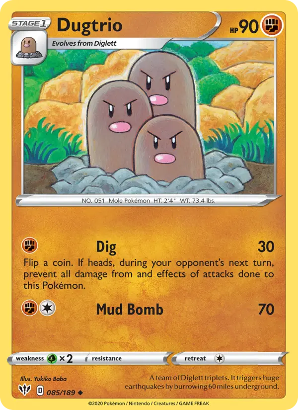 Dugtrio, 085/189