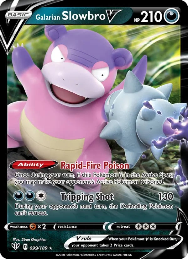 Galarian Slowbro V, 099/189
