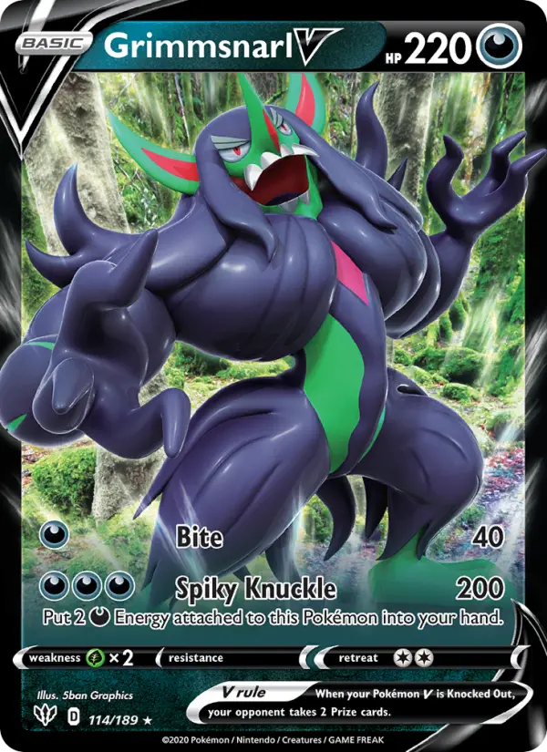 Grimmsnarl V, 114/189