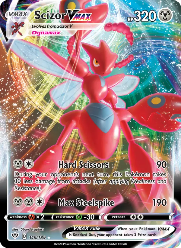Scizor VMAX, 119/189