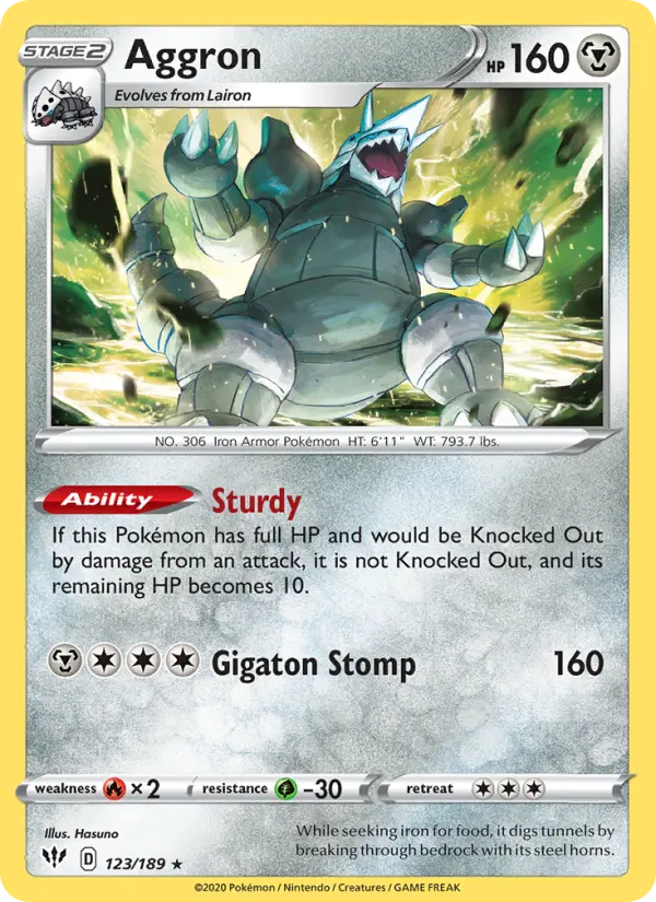Aggron, 123/189