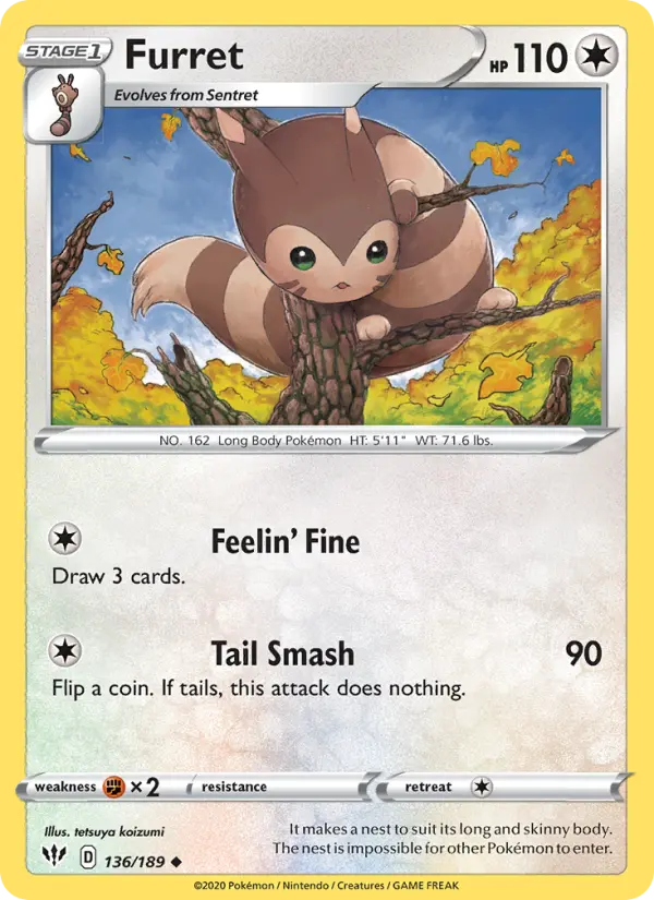Furret, 136/189