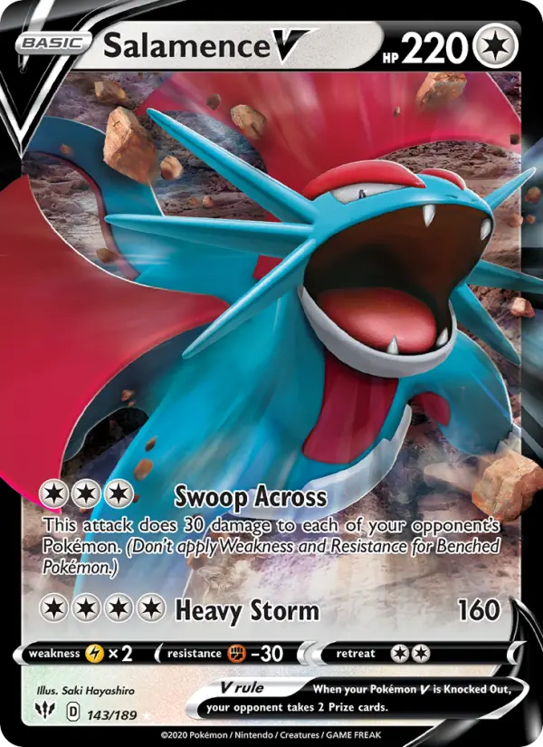Salamence V, 143/189