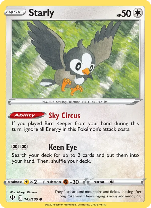 Starly, 145/189