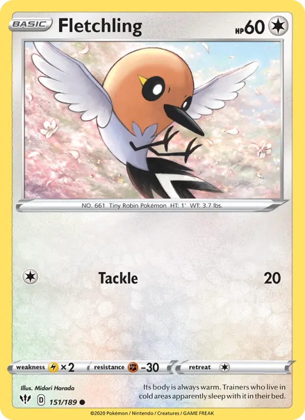 Fletchling, 151/189