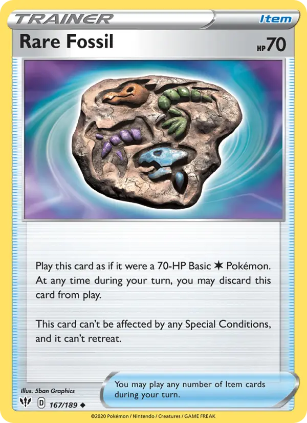 Rare Fossil, 167/189