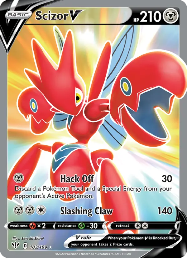 Scizor V, 183/189