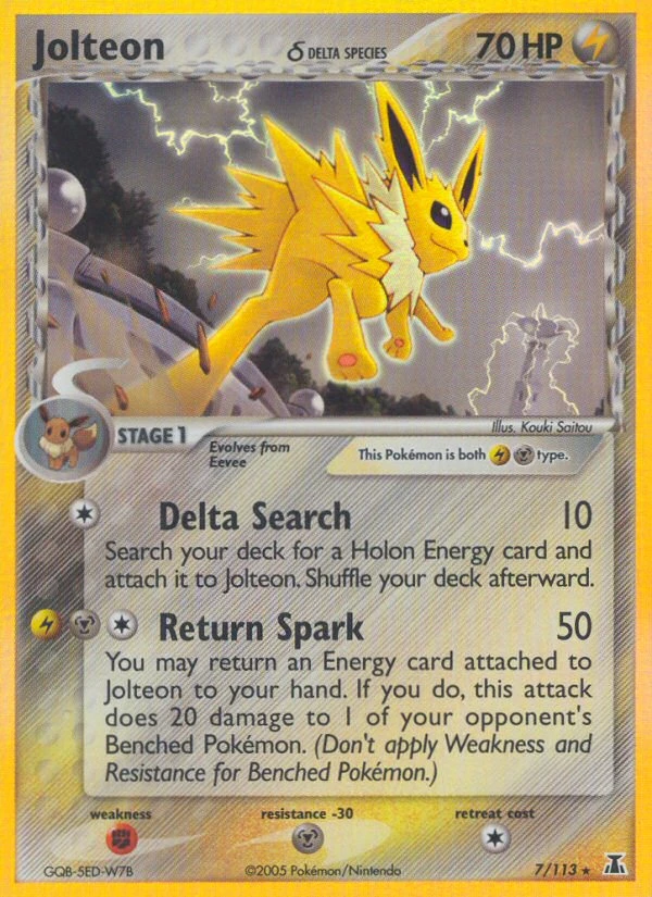 Jolteon δ, 7/113