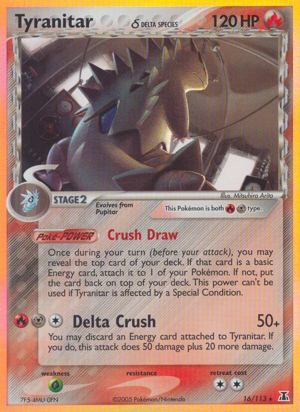 Tyranitar δ, 16/113