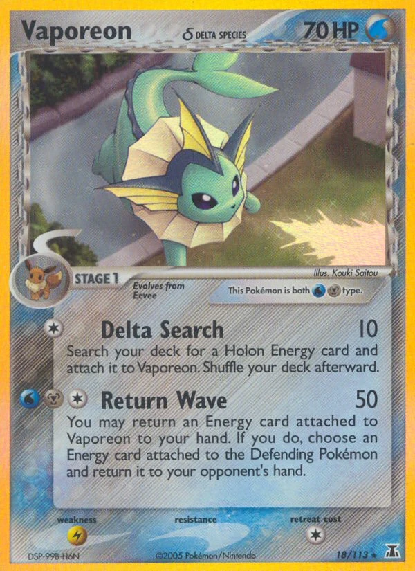 Vaporeon δ, 18/113