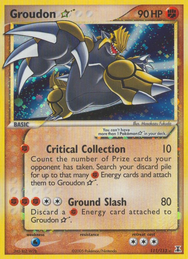 Groudon ★, 111/113