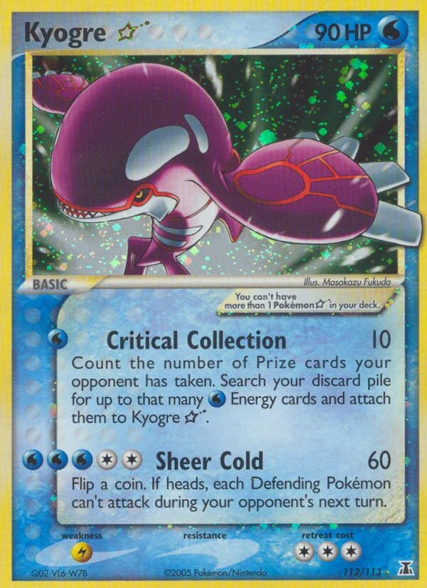 Kyogre ★, 112/113