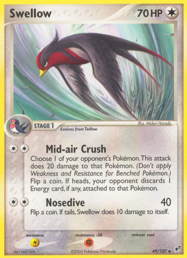 Swellow, 49/107