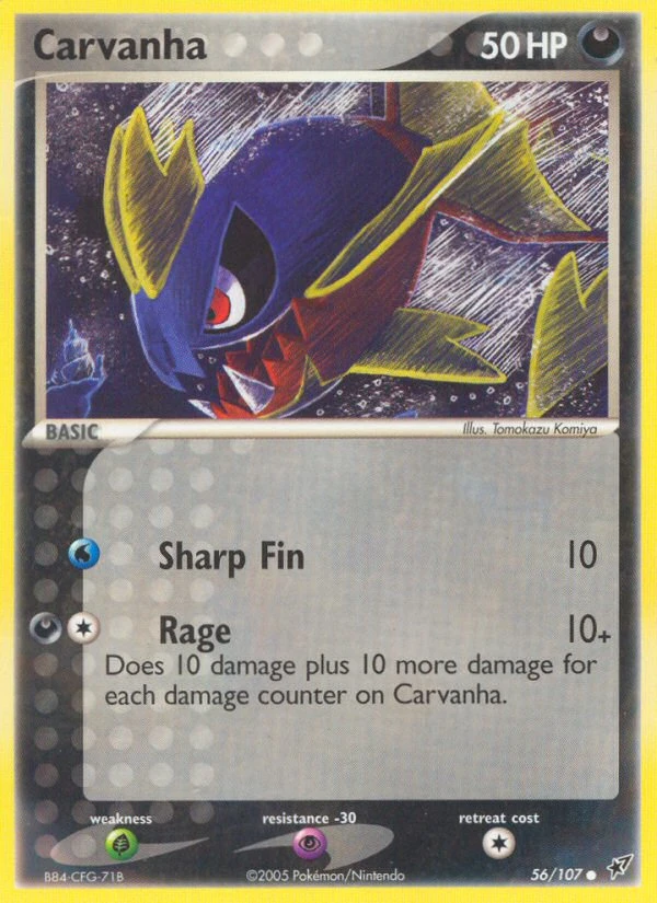 Carvanha, 56/107