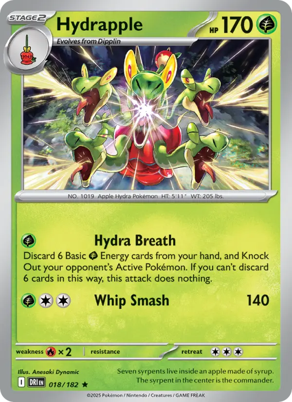 Hydrapple, 018/182