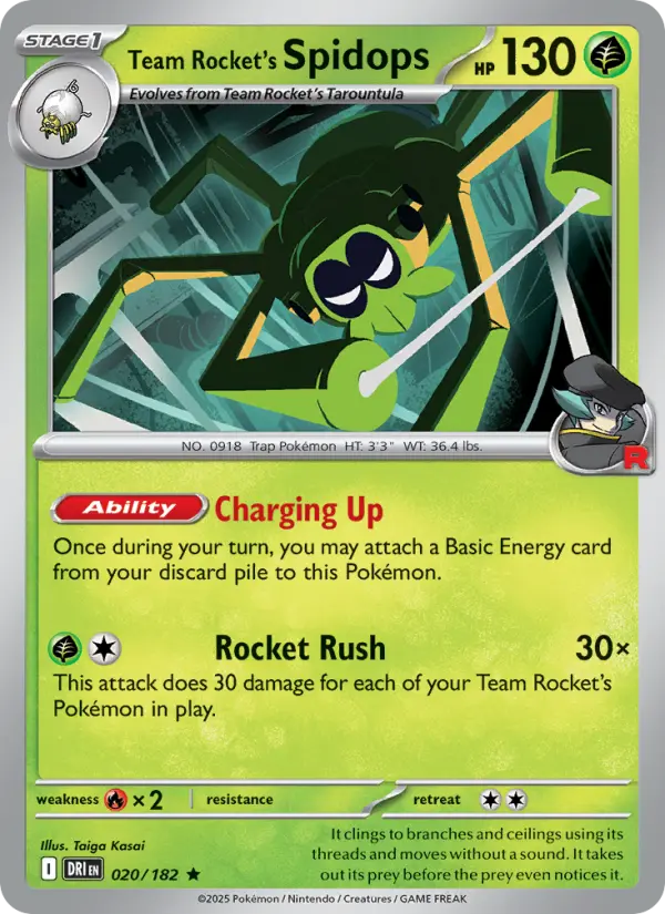 Team Rocket's Spidops, 020/182