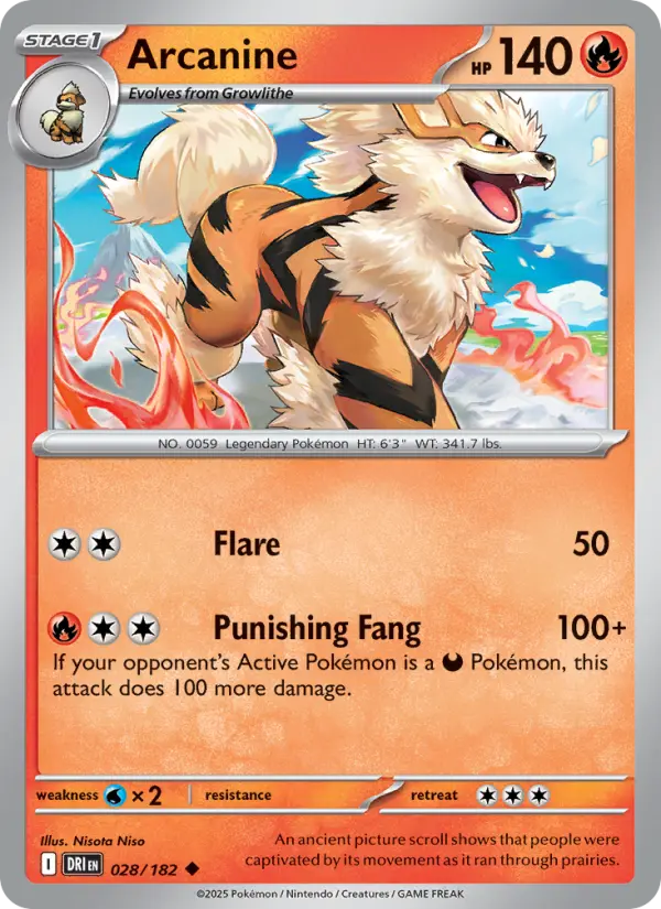 Arcanine, 028/182