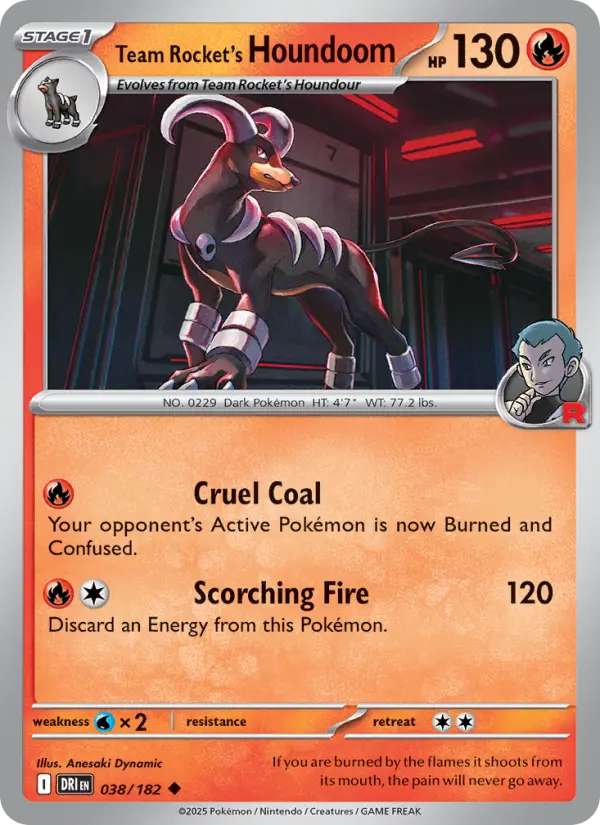 Team Rocket's Houndoom, 038/182