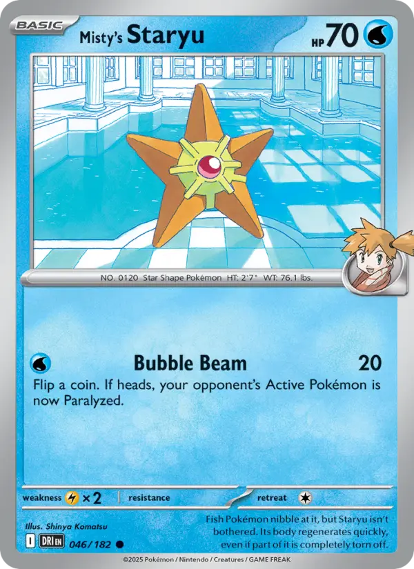 Misty's Staryu, 046/182