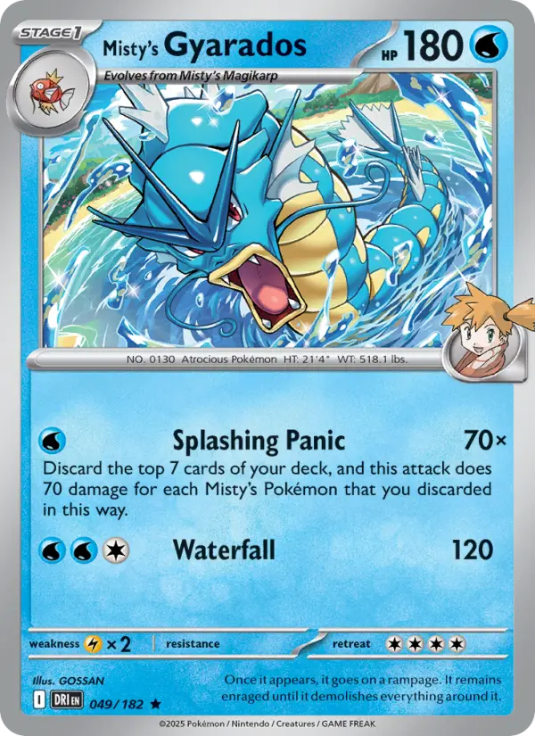 Misty's Gyarados, 049/182