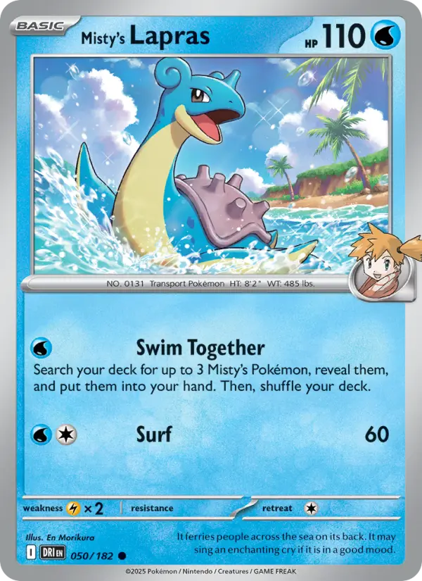 Misty's Lapras, 050/182
