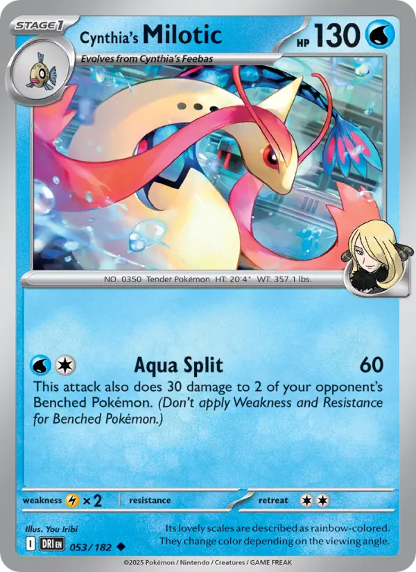 Cynthia's Milotic, 053/182