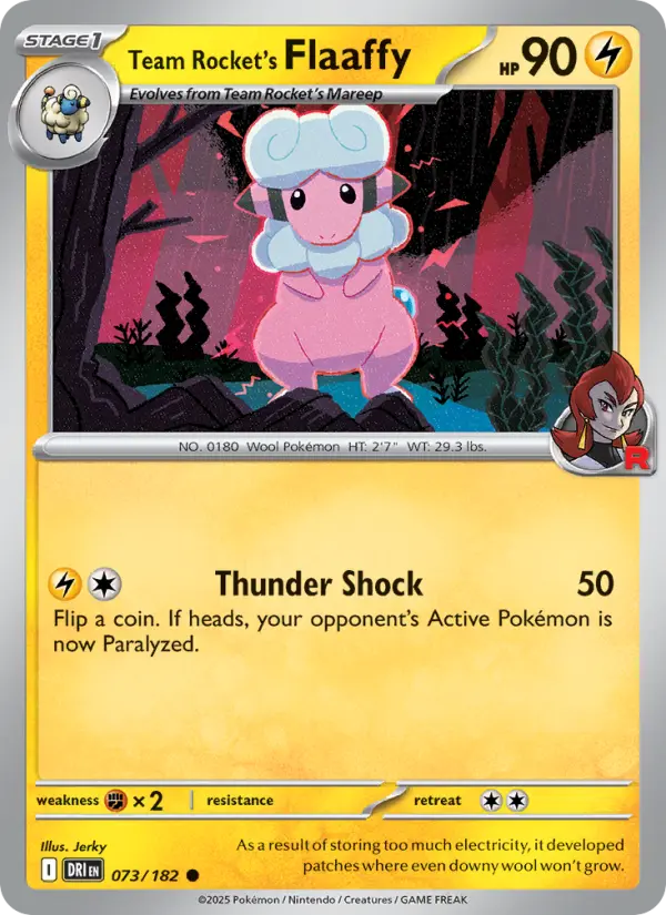 Team Rocket's Flaaffy, 073/182